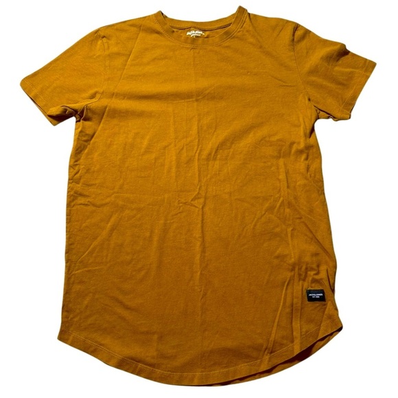 Size large Jack and Jones basic tee made with organic cotton brown - Picture 2 of 4